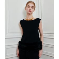 【LOULOU WILLOUGHBY】ヘムファープルオーバー