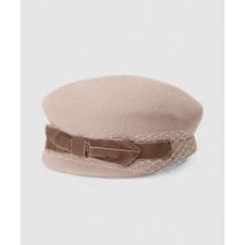 ルルウィルビー(LOULOU WILLOUGHBY)の【LOULOU WILLOUGHBY】ベロアリボンキャスケット