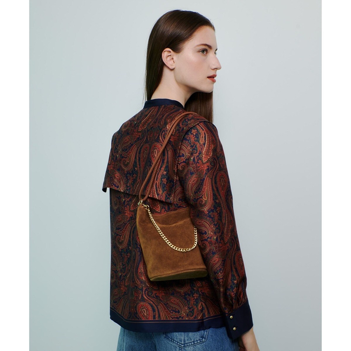 OFFICINAペイズリープリントブラウス allureville｜OFFICINAペイズリープリントブラウス | Rakuten Fashion