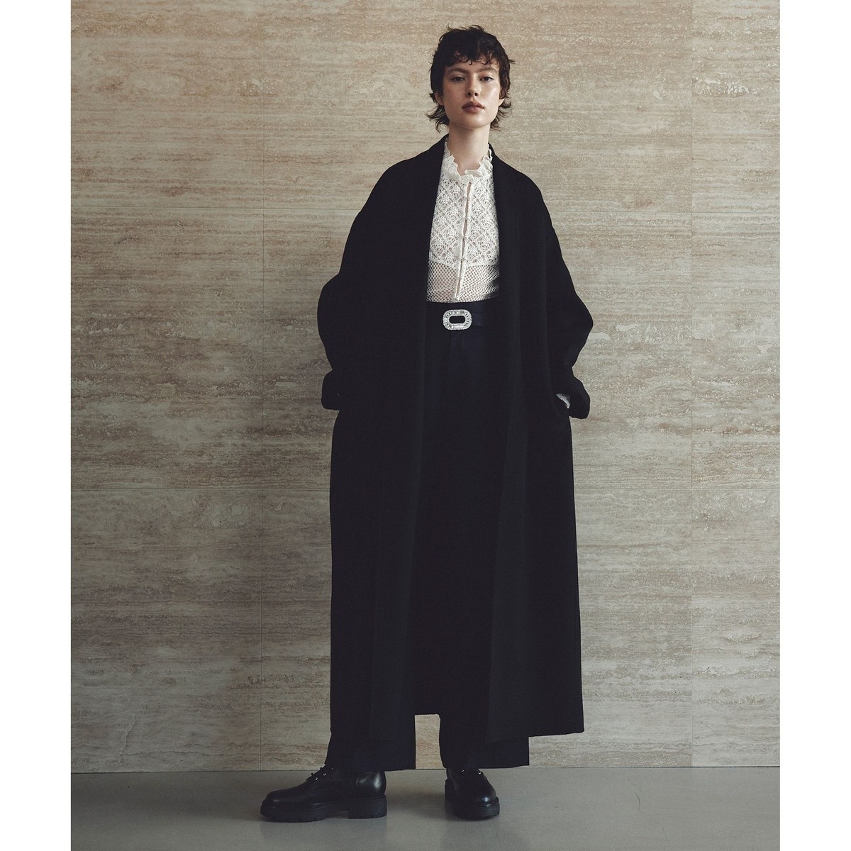 【LOULOU WILLOUGHBY】MTRカシミヤロングコート