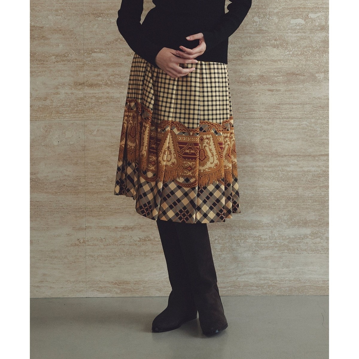 サテンフレアースカート | ロートレアモン デュクラス(LAUTREAMONT DE