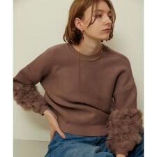 ラビットカフクレイジー釦2WAYプルオーバー