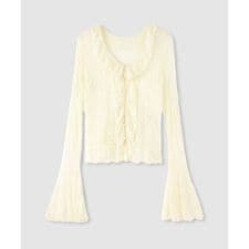 【LOULOU WILLOUGHBY】レーシーカットプルオーバー