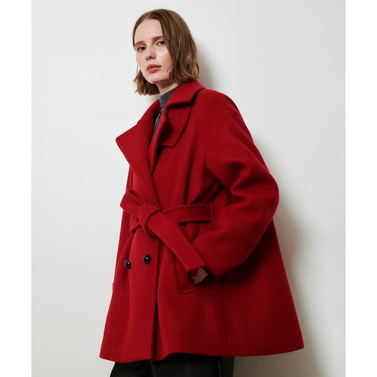 ☆極美品☆SLOBE IENA　スローブイエナ　メルトンビッグPコート　千鳥格子 メルトンビッグPコート | スローブ イエナ(SLOBE IENA) | マルイ