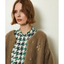 アルアバイル(allureville)のハートモチーフブローチ