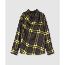 LISAチェックプリントブラウス