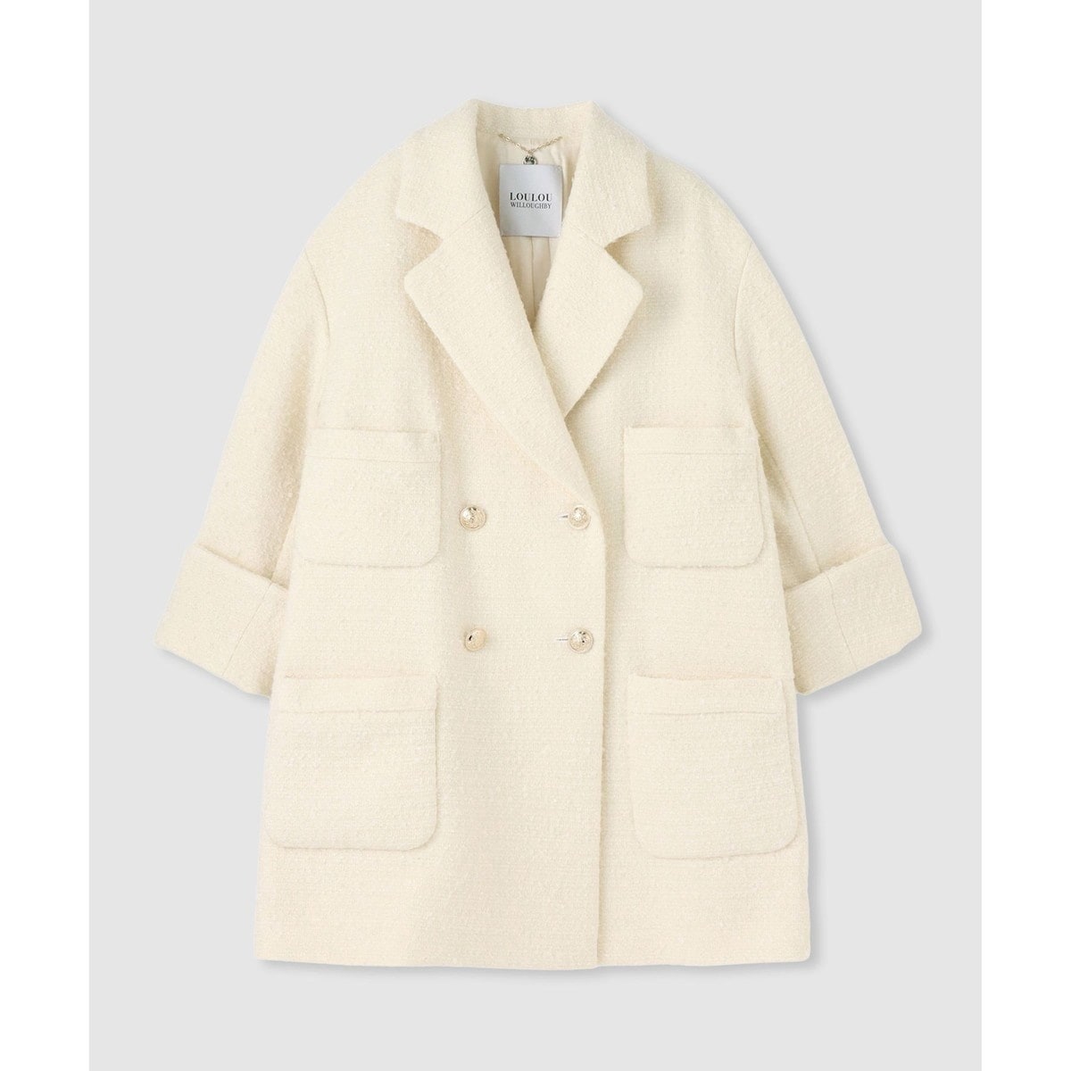 LOULOU WILLOUGHBY シャルムビーバーリバーミドルコート allureville｜【LOULOU WILLOUGHBY】シャルムビーバーリバー