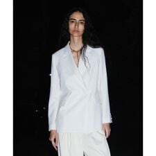 ウールサキソニーフラップポケットジャケット