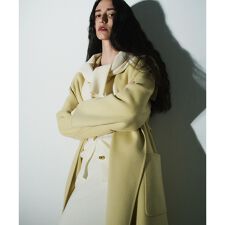 カシミヤ混リバーショールコート