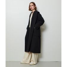 アルアバイル(allureville)のカシミヤ混リバーショールコート