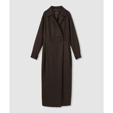 ウールポリカシュクール風ワンピース