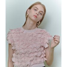 【LOULOU WILLOUGHBY】ペタルパピヨンプルオーバー