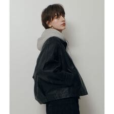 レザーブルゾン