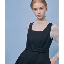 【LOULOU WILLOUGHBY】ポリツイルジャンパーワンピース