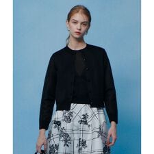 【LOULOU WILLOUGHBY】シアージャガードカーディガン