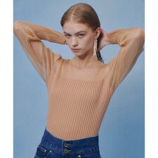 【LOULOU WILLOUGHBY】シアーキリカエプルオーバー