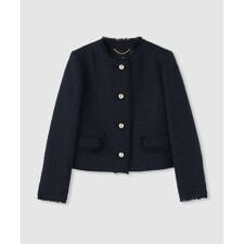 ツイードノーカラージャケット