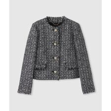 ツイードノーカラージャケット