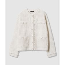 ニットツイードジャケット