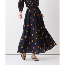 ポルカドットスカート