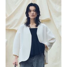 【ATELIER Line】ダブルクロスカラーレスジャケット