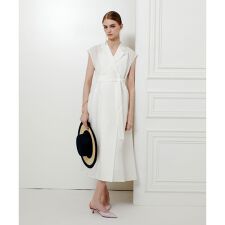 ◇【LOULOU WILLOUGHBY】シアージャガードテーラーワンピース