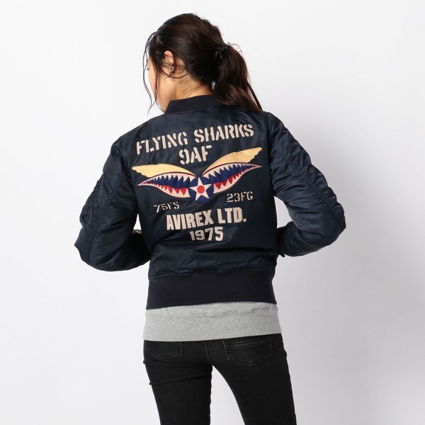 AVIREX アヴィレックス フライトジャケット リバーシブルフライングシャーク AVIREX アヴィレックス フライトジャケット リバーシブルフライング