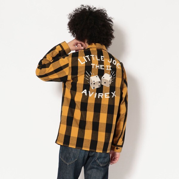 AVIREX ストライプ ワークジャケット AVIREX ストライプ ワークジャケット