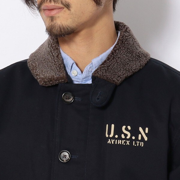 WEB&限定　AVIREX N1デッキコート(ジャケット) AVIREX デッキジャケット メンズ アウター N-1 PLANE JACKET