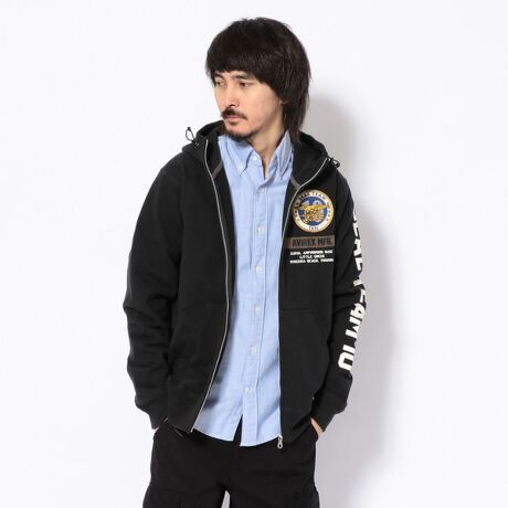 フルジップパーカー シール チーム10／FULL ZIP SWEAT 