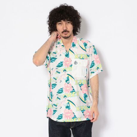 ピンナップガール ハワイアンシャツ ｐｉｎｕｐ ｇｉｒｌ ｈａｗａｉｉａｎ ｓｈｉｒｔ アヴィレックス Avirex ファッション通販 マルイウェブチャネル Cb002 863 19 01