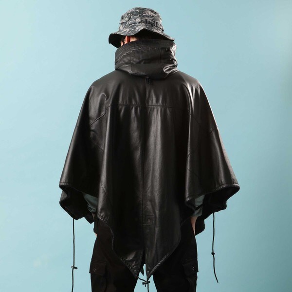 ライトレザーポンチョ／WR LIGHT LEATHER PONCHO