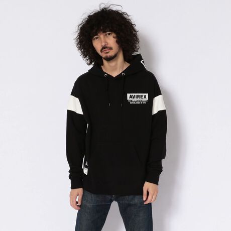 フード ロゴ プルパーカースウェット／HOOD LOGO PULL 