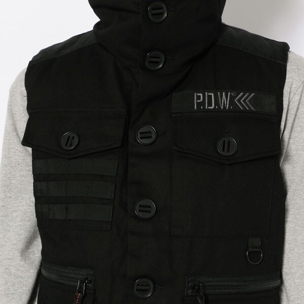 【美品】アビレックス P.D.W タクティカルベスト ミリタリーベスト L AVIREX（アヴィレックス）の「PDW タクティカル ベスト/ PDW