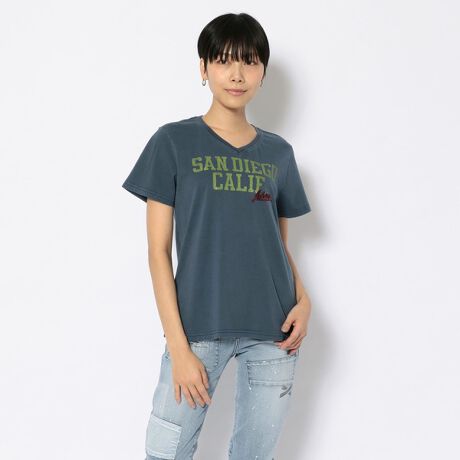 ＳＨ／Ｖネックティーシャツ サンディエゴ／Ｔ－ＳＨＩＲＴ ＳＡＮ ＤＩＥＧＯ アヴィレックス(AVIREX) マルイウェブチャネル