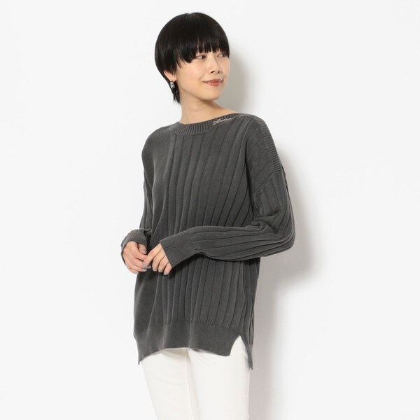 ストーンウォッシュ リブニット／ STONE WASH RIB