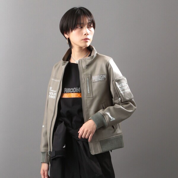 ＡＶＩＲＥＸ ＦＬＹＥＲ'Ｓ】ＷＯＭＥＮＳ／レザージャケット