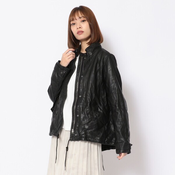 SHORT MODS LEATHER JACKET／ ショートモッズ