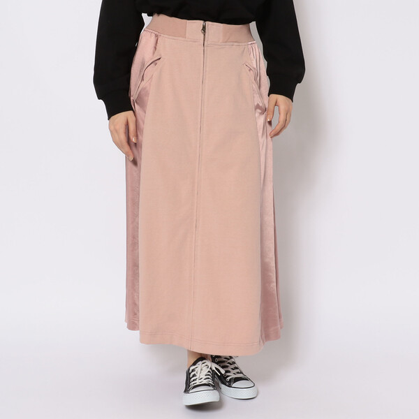 ＶＩＮＴＡＧＥ ＳＡＴＩＮ ＬＯＮＧ ＳＫＩＲＴ／ ヴィンテージサテン