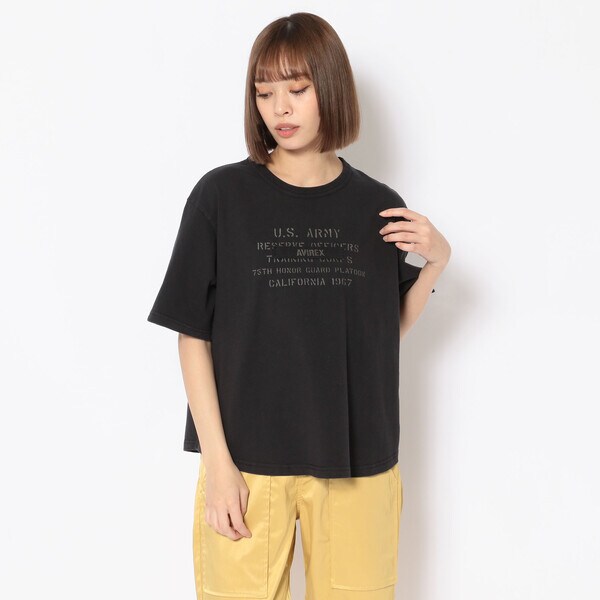 フェイドウォッシュプリント Tシャツ／FADE WASH