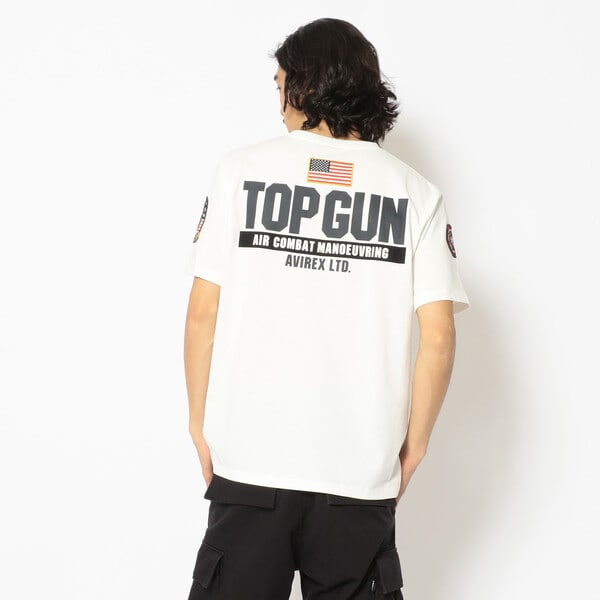 トップガン パッチ＆プリントＴシャツ／ＴＯＰ ＧＵＮ ＰＡＴＣＨ＆ＰＲＩＮＴ Ｔ－ＳＨＩＲＴ | アヴィレックス(AVIREX) |  マルイウェブチャネル