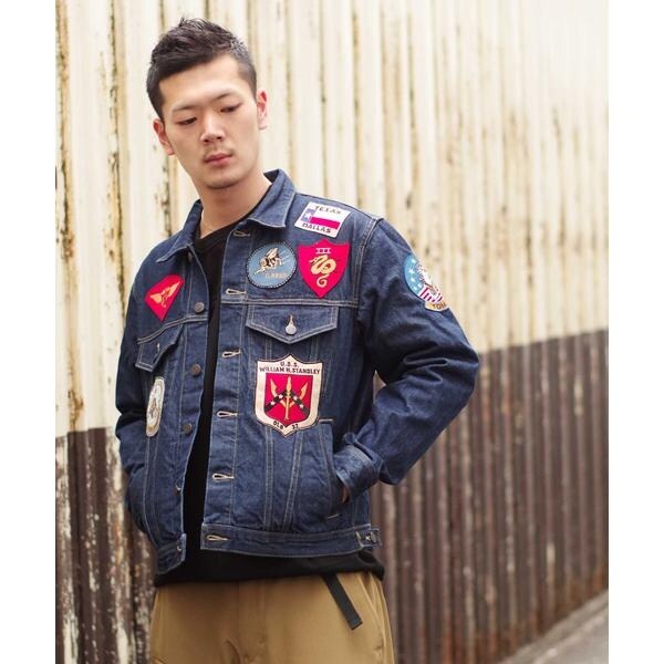 トップガン デニムジャケット／TOP GUN DENIM JACKET／TYPE BLUE
