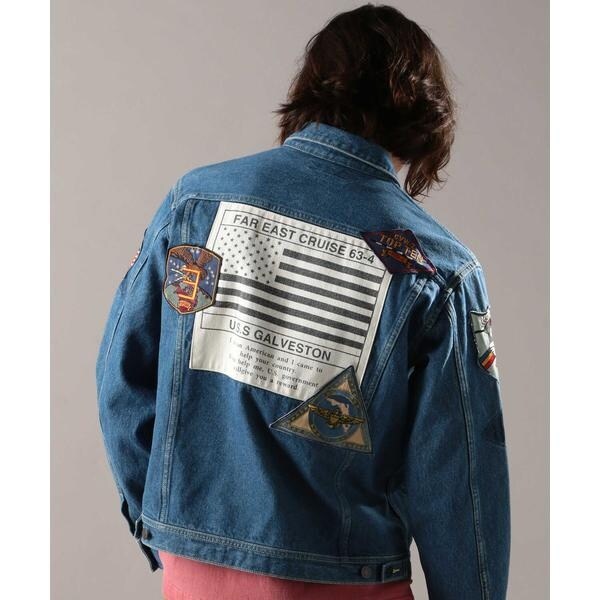 トップガン デニムジャケット／TOP GUN DENIM JACKET／TYPE BLUE