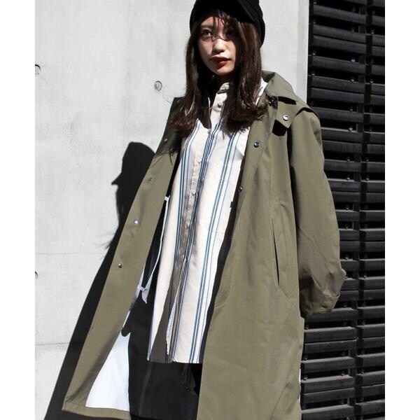 WOMENストレッチ ステンカラーコート／SOUTIEN COLLAR COAT／AVI-TEX