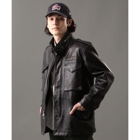 エイジド レザー タイプ M-65 ／ AGED LEATHER TYPE M-65 