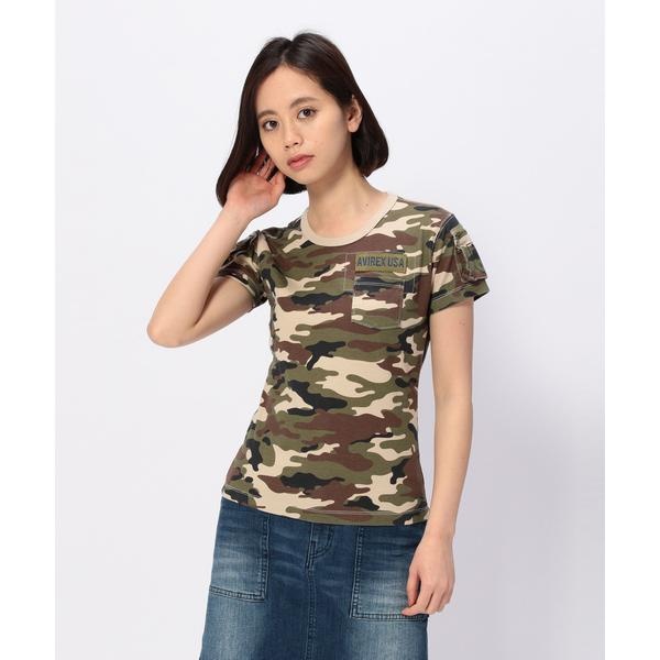 半袖迷彩カモフラージュ ファティーグTシャツ／SS CAMO FATIGUE T