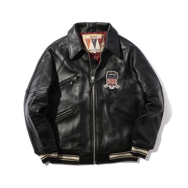ジャケット・アウター AVIREX Signature Varsity Jacket 楽天市場】セール！AVIREX(アヴィレックス) LIGHT LEATHER