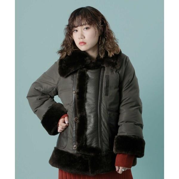 50% OFF 以上 - レディース福袋 ビッグカラー ムートンダウンジャケット／BIG COLLAR MOUTON ジャケット・アウター