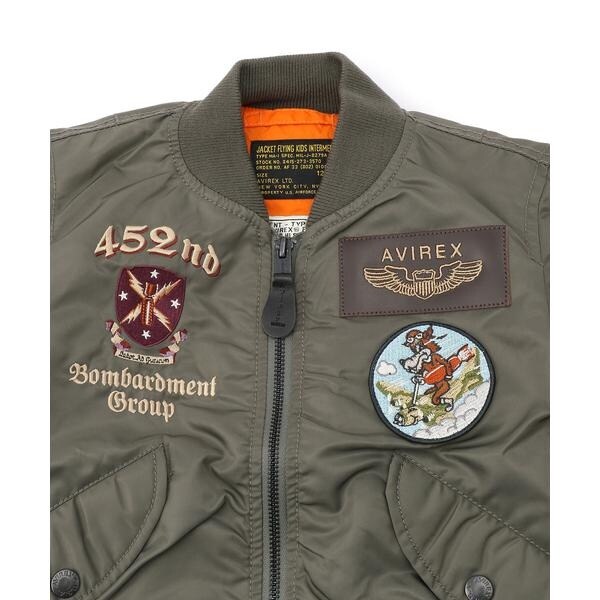 【専用】　　　AVIREX MA-1 LIGHT 452nd SQUADRON AVIREX（アヴィレックス）の「【WEB&DEPOT限定】AVIREX/アヴィレックス