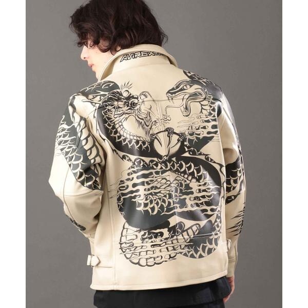 ジャケット・アウター AVIREX DRAGON&SNAKE TRACKER JACKET REBUILD COLLECTION》 DRAGON&SNAKE TRACKER JACKET | アヴィレックス